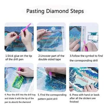 Starry Night Diamond Painting Kit for Adults - 5D Gem Art