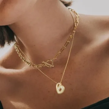 KissYan Bubble Letter Necklace - Customizable Dainty Jewelry