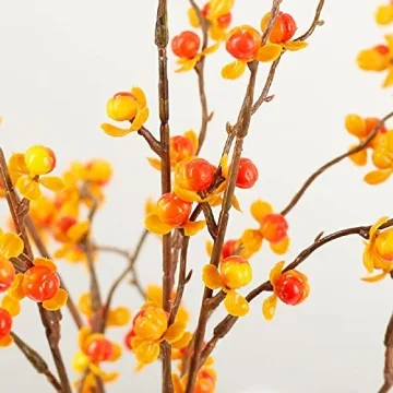 Artificial Bittersweet Fall Bush - Perfect for Autumn Decor