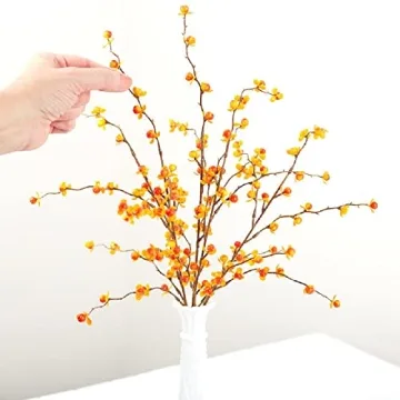 Artificial Bittersweet Fall Bush - Perfect for Autumn Decor