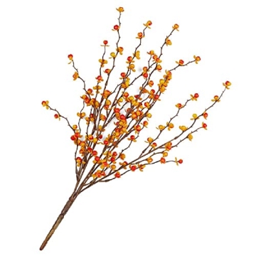 Artificial Bittersweet Fall Bush - Perfect for Autumn Decor