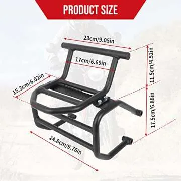 Motoparty Headlight Guard Front Rack for Honda CT125 Trail 125 Hunter Cub 2020-2022 Front Luggage Rack Bracket