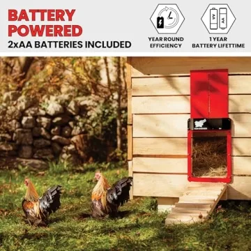 Run Chicken Door Model T50 (Red)