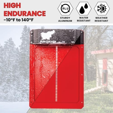 Run Chicken Door Model T50 (Red)