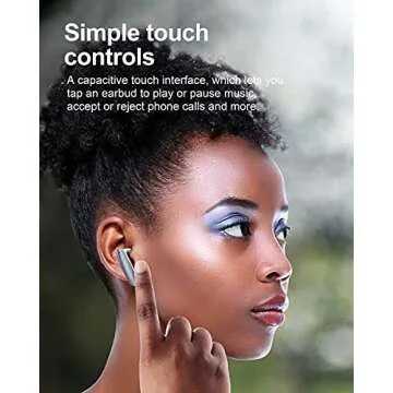 GUANDA True Wireless Stereo Bluetooth Earbuds with Charging Case