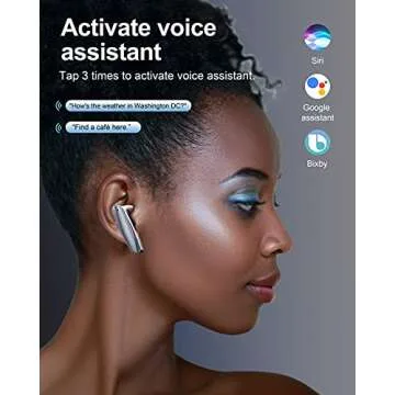 GUANDA True Wireless Stereo Bluetooth Earbuds with Charging Case