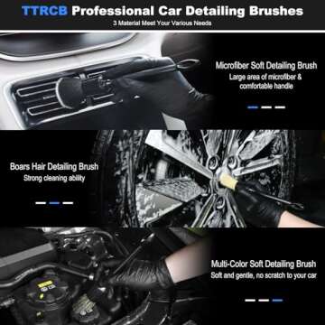 10PCS Car Detailing Cleaning Kit for Interior - Perfect Maintenance Tools