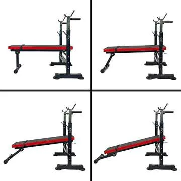BalanceFrom Adjustable Folding Workout Bench for Home Gym