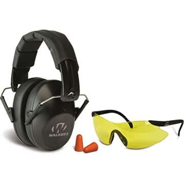 Walker's Pro Low Profile Folding Muff Kit, Black, Left/Right, One Size