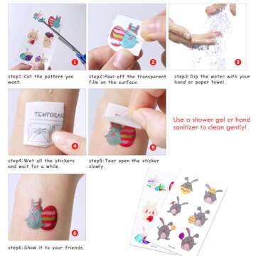 ESSENSON Large Surprise Eggs Filled 6 Pack Easter Eggs with Wind-Up Jumping Chics and Animal Stickers, Colorful Pre Plastic Easter Eggs for Kids Easter Basket Gifts Easter Basket Stuffers Fillers