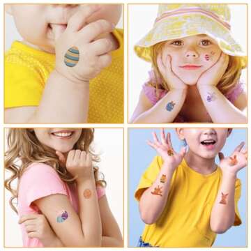 ESSENSON Large Surprise Eggs Filled 6 Pack Easter Eggs with Wind-Up Jumping Chics and Animal Stickers, Colorful Pre Plastic Easter Eggs for Kids Easter Basket Gifts Easter Basket Stuffers Fillers