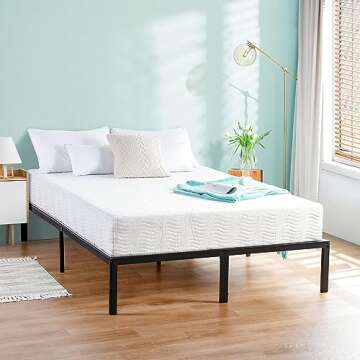 Olee Sleep Full Mattress, 10 Inch Support Cloud Hybrid Mattress, Gel Infused Memory Foam, Pocket Spring for Support and Pressure Relief, CertiPUR-US Certified, Bed-in-a-Box, Soft, Full Size