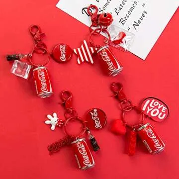 Cute LYCREW Keychain Set - Fun and Functional Accessories