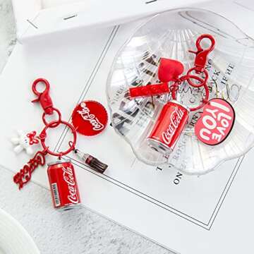 Cute LYCREW Keychain Set - Fun and Functional Accessories