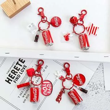 Cute LYCREW Keychain Set - Fun and Functional Accessories