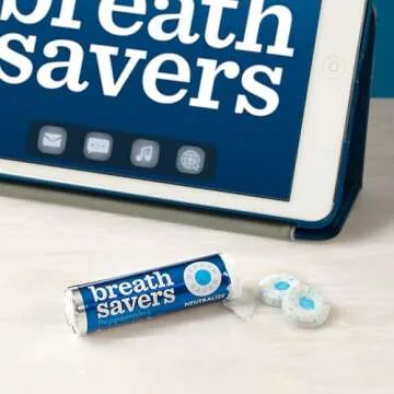 BREATH SAVERS Peppermint Sugar Free Mints Rolls, 0.75 oz