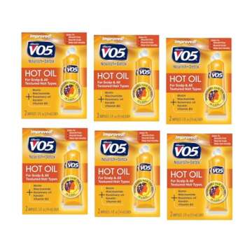 Vo5 Hot Oil Therapy Treatment 2 Count (0.5 Ounce) - Refreshing Hair Care