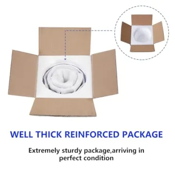 HakkaGirl Ceramic Flower Pots, White Ceramic Planter Plant Pots Indoor Decorative for Succulent Cactus Herb Orchid or Small Plants with Trays, Set of 3