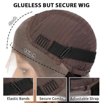 IUPin 250 Density HD Body Wave Lace Front Wigs Human Hair Pre Plucked with Baby Hair Glueless Human Hair Wigs for Women 13x4 Transparent Lace Frontal Wigs with Natural Hairline 24 Inch Bleached Knots