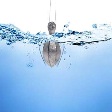 Croch 30pcs Fishing sinkers Kits Bank Sinker Weights for Saltwater Freshwater Fishing Gear Tackle 3oz 2oz 1oz 3/4oz 1/2oz