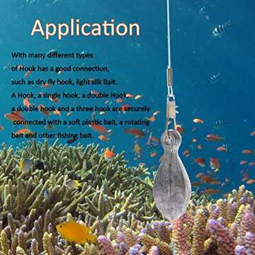 Croch 30pcs Fishing sinkers Kits Bank Sinker Weights for Saltwater Freshwater Fishing Gear Tackle 3oz 2oz 1oz 3/4oz 1/2oz