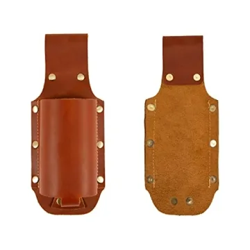 Leather Beer Holster Belt Hands-Free Drink Holder Outdoor
