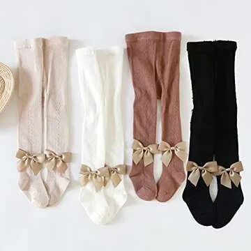 Stylish Bowknot Tights for Baby Girls | Ashmyova