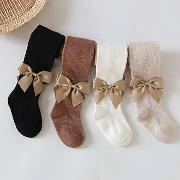 Stylish Bowknot Tights for Baby Girls | Ashmyova