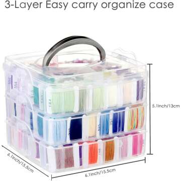 Caydo 313 PCS Embroidery Kit for Adults & Beginners