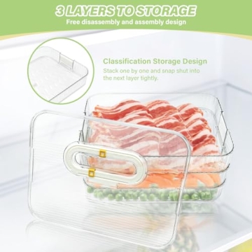 Deli Meat Container: Stackable & Airtight Fresh Storage