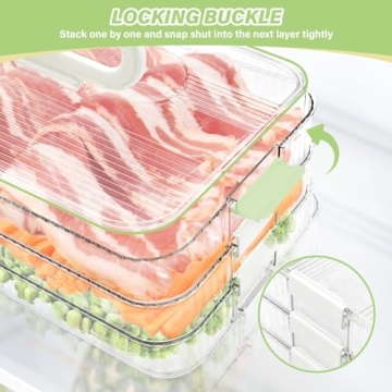 Deli Meat Container: Stackable & Airtight Fresh Storage