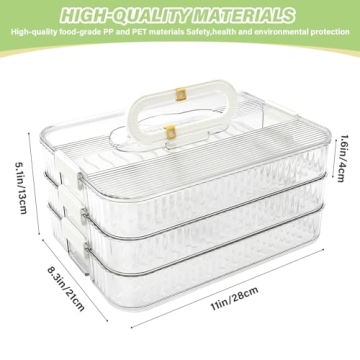 Deli Meat Container: Stackable & Airtight Fresh Storage