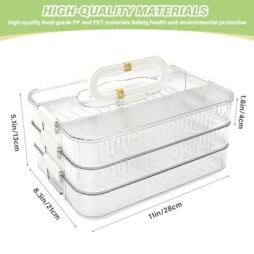 Deli Meat Container: Stackable & Airtight Fresh Storage