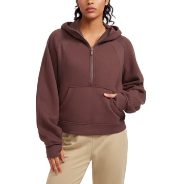 CRZ YOGA Oversized Fleece Pullover for Ultimate Comfort