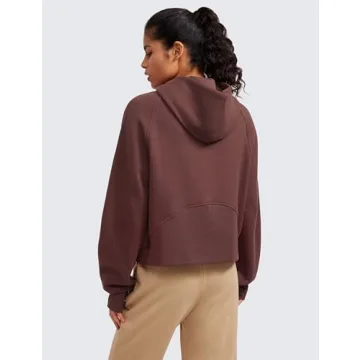 CRZ YOGA Oversized Fleece Pullover for Ultimate Comfort