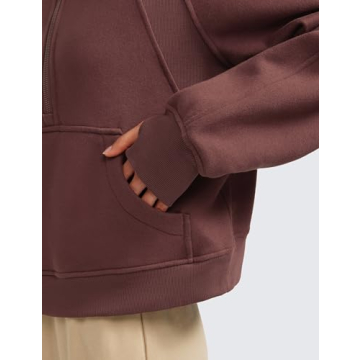 CRZ YOGA Oversized Fleece Pullover for Ultimate Comfort