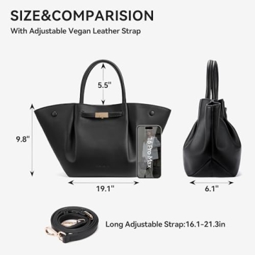 BOSTANTEN Large Tote Bag Women Elegant Practical Design