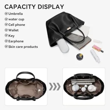 BOSTANTEN Large Tote Bag Women Elegant Practical Design