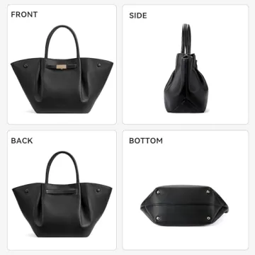 BOSTANTEN Large Tote Bag Women Elegant Practical Design