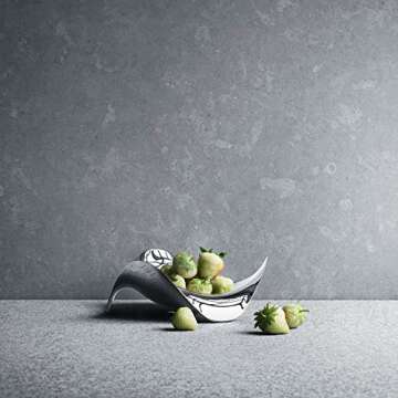 Georg Jensen Cobra Stainless Steel Serving Bowl