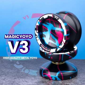 MAGICYOYO V3 Yoyo Professional Responsive Yoyo for Kids, Unresponsive Yoyo for Adults, Metal Profess...