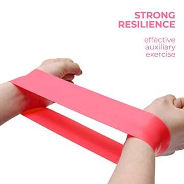 KIKOMO Booty Bands for Women Anti Slip, Resistance Bands for Legs and Butt Resistance Loop Bands Glute Bands for Physical Therapy, Rehab, Exercise, Home Fitness, Yoga and More (5 Colors)