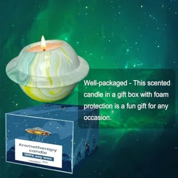 Premium Citronella Candle in Green Ceramic for Outdoors