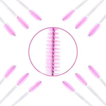 AKStore 200 PCS Eyelash Brushes for Perfect Makeup