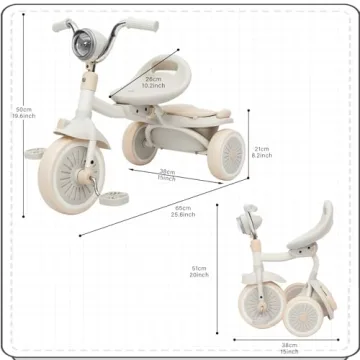 UBRAVOO Baby Tricycle - Stylish, Durable, Easy to Use