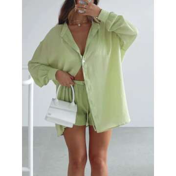 Honganda Women's Casual Tracksuit - Stylish Summer Set