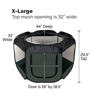 Furhaven Portable Pet Playpen & Cat Tent - XL, Travel Friendly