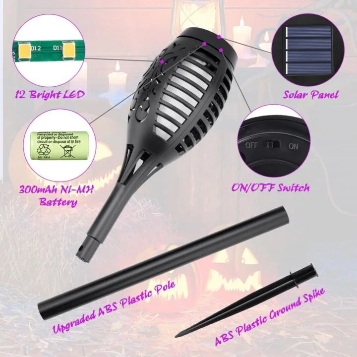 Halloween Solar Lights for Yard Pathway Decoration