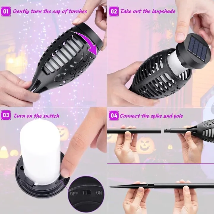 Halloween Solar Lights for Yard Pathway Decoration