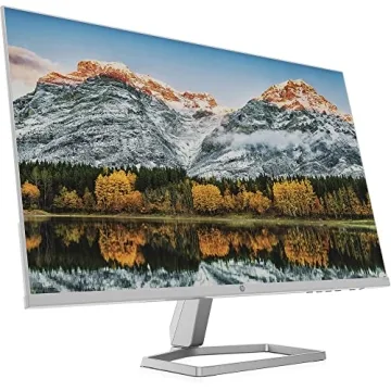 HP M27fwa 27-Inch FHD IPS LED Backlit Monitor with Audio in White Color